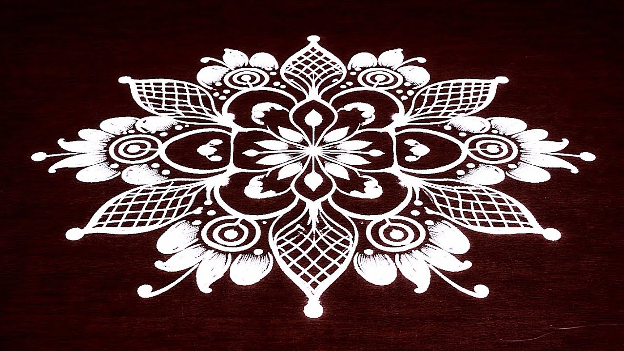 3*2 Dots🌺Very Beautiful🌺Daily Use🌺Flower🌺Rangoli Kolam Design🌺|Muggulu|@LukyJash_Rangoli_Design