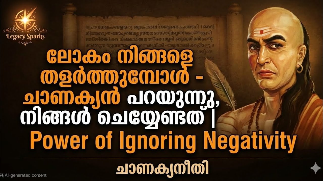 ​ലോകം നിങ്ങളെ തളർത്തുമ്പോൾ - ചാണക്യൻ പറയുന്നു, നിങ്ങൾ ചെയ്യേണ്ടത് | Power of Ignoring Negativity