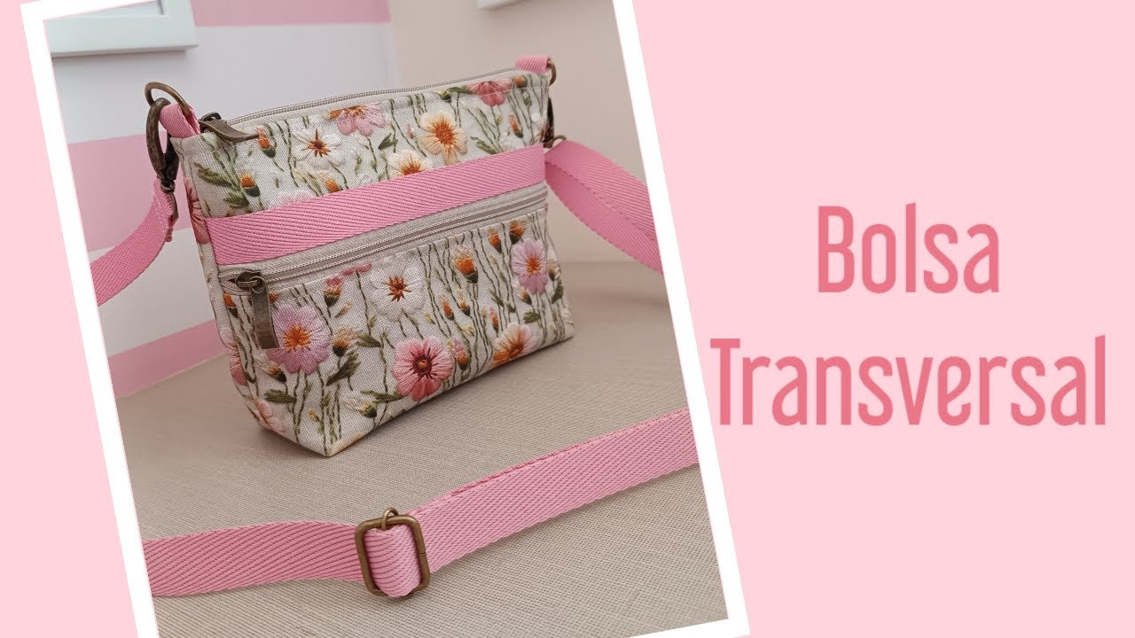 Bolsa transversal  - Linda e fácil #atelietodamimosa #diy
