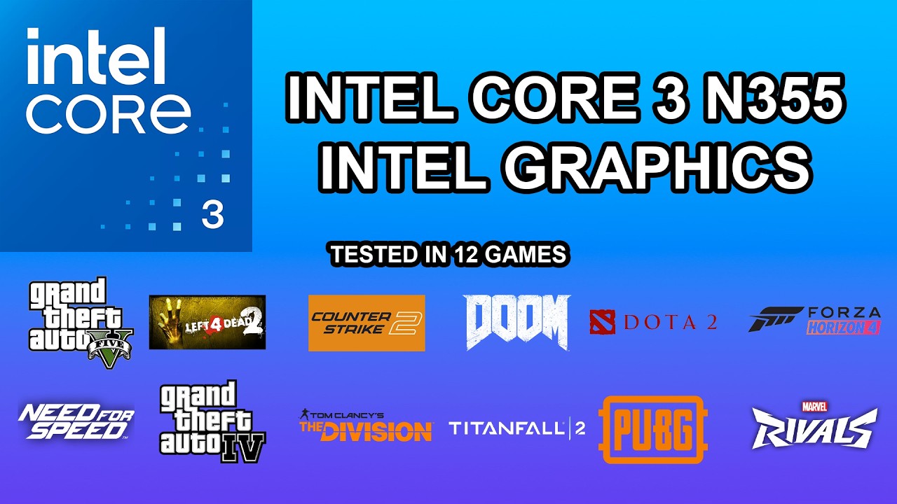 (Core 3 N355) Intel Graphics Gaming Test 2026 - 12 Games Tested | Asus NUC 14 Essential Benchmarks
