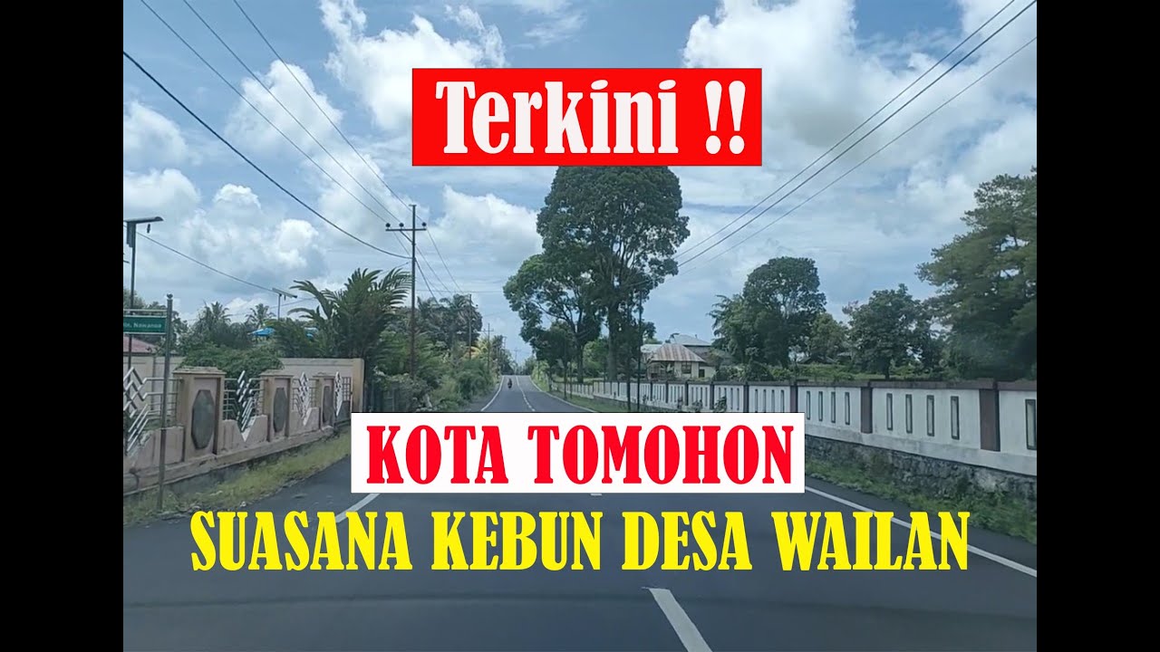 Kota Tomohon 2022, suasana Desa Wailan dengan NUANSA KEBUN, TERNYATA ADA CAFE KEBUN WAWAKULAN GARDEN