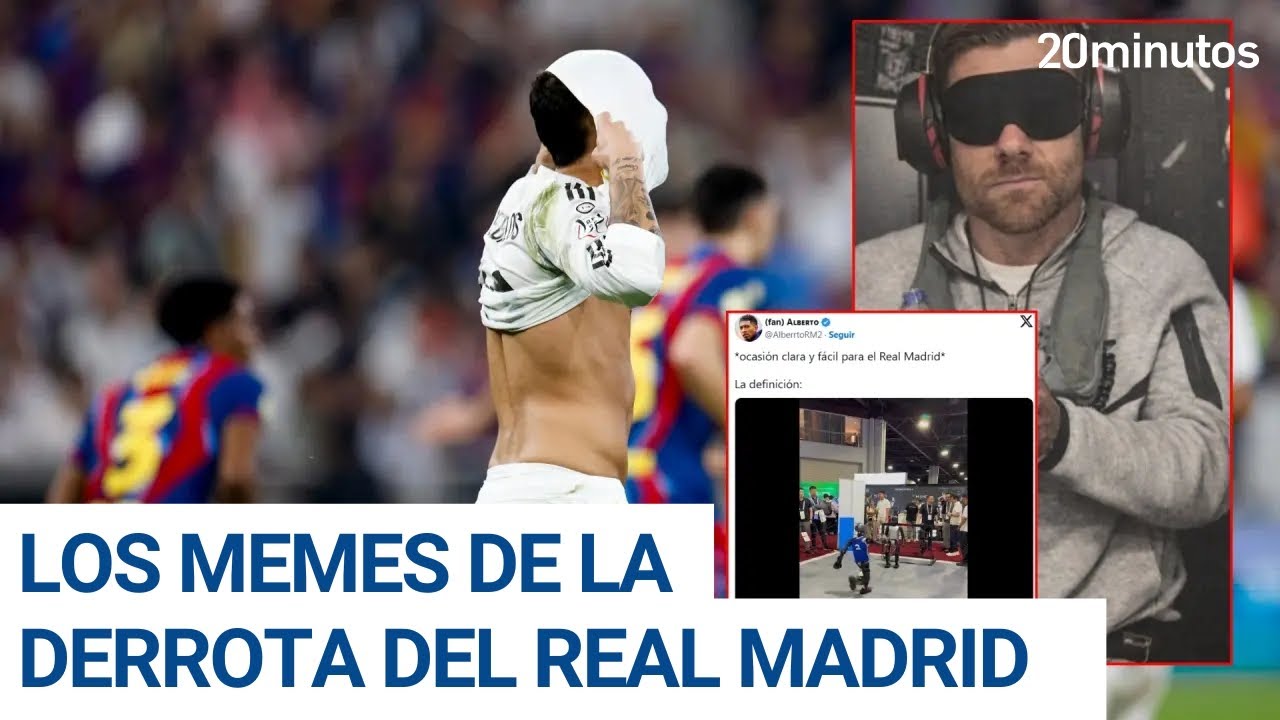 Los MEMES de la derrota del REAL MADRID en la FINAL de la SUPERCOPA de Espa&ntilde;a
