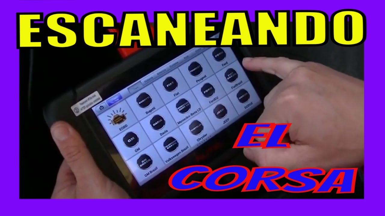 COMO ESCANEAR UN CORSA CLASSIC/ ESCANER AUTOMOTRIZ