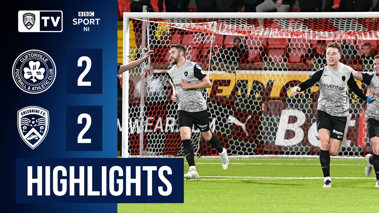 HIGHLIGHTS | Cliftonville 2-2 Coleraine (4-5 pens) | 6th December 2022