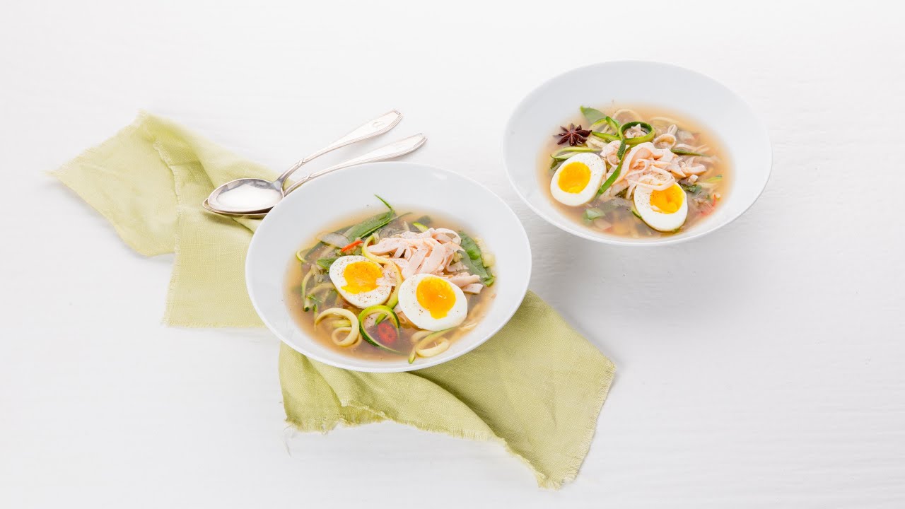 Noedelsoep met courgettelinten – Allerhande
