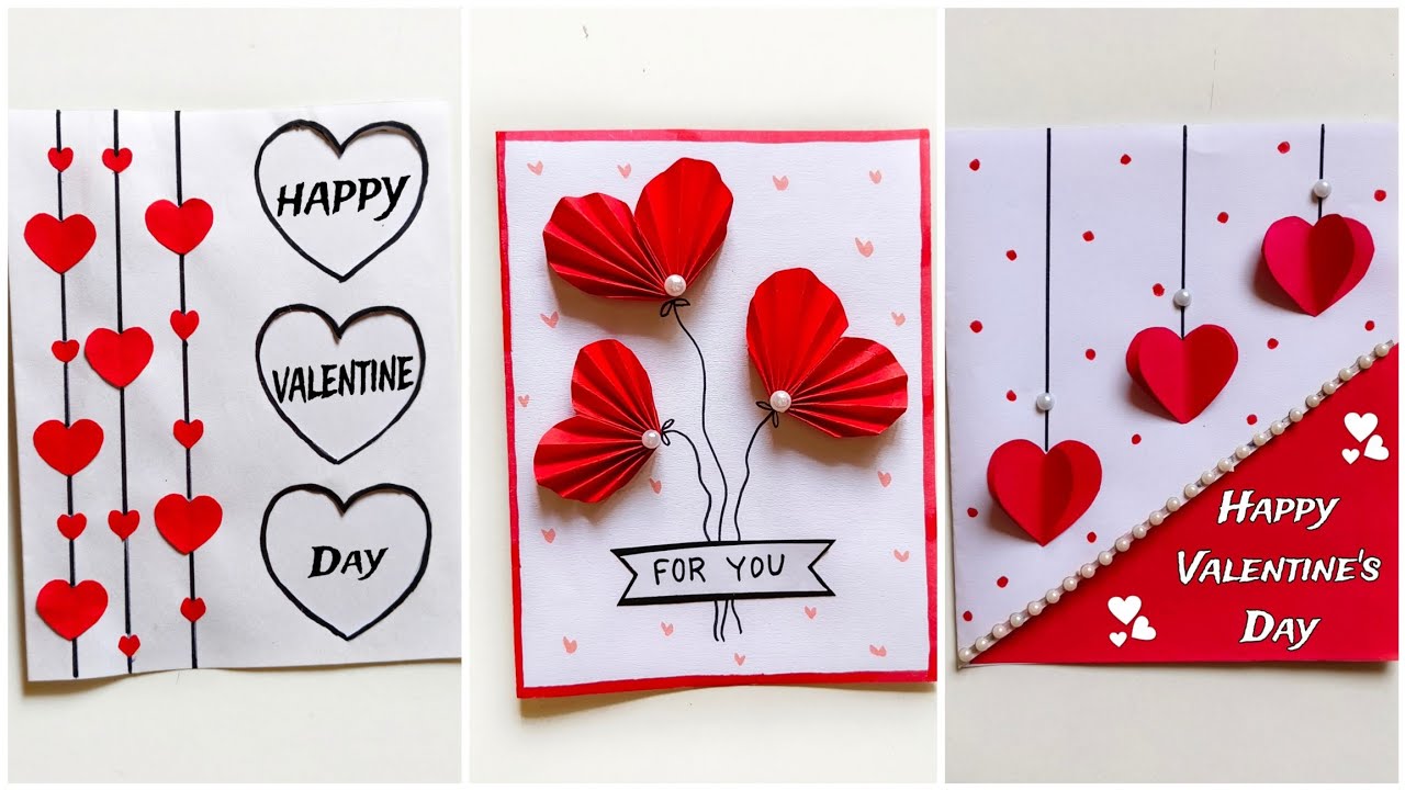 last minute Valentines Day Card | Valentine's Day Crafts With Paper | DIY Valentine's Day Gift Ideas
