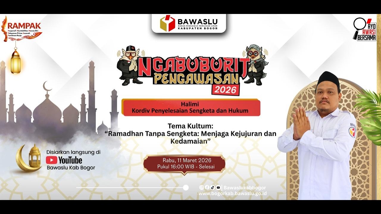 #ngabuburitpengawasan Bersama Bapak Halimi Koordinator Divisi HUKUM DAN PENYELESAIAN SENGKETA
