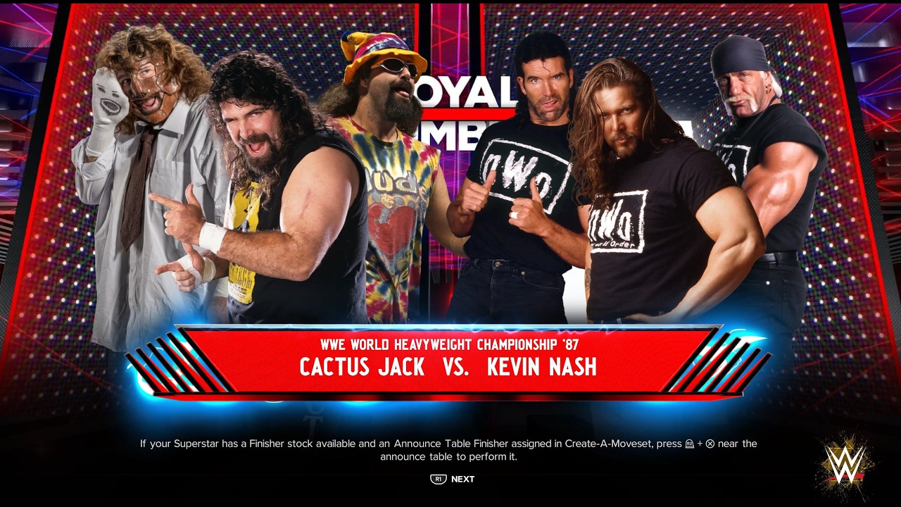 ⚡ Hardcore Legend vs Giant Powerhouse – Cactus Jack vs Kevin Nash!