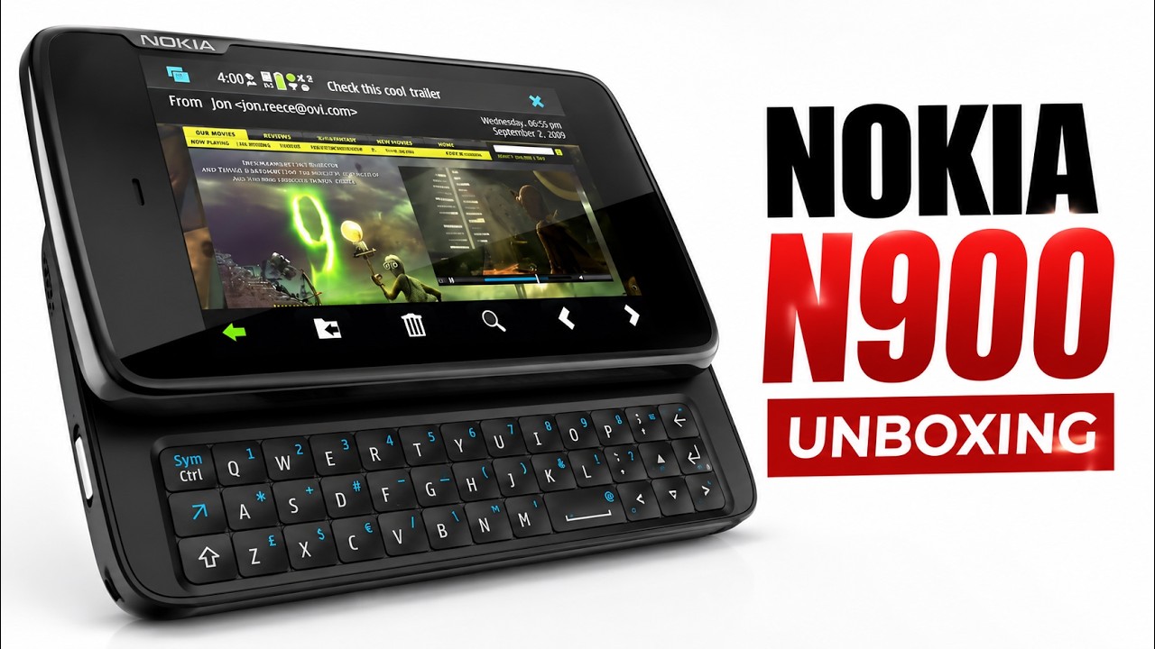 Nokia N900 Unboxing 4K — with all original accessories | RX-51 | Released in 2009