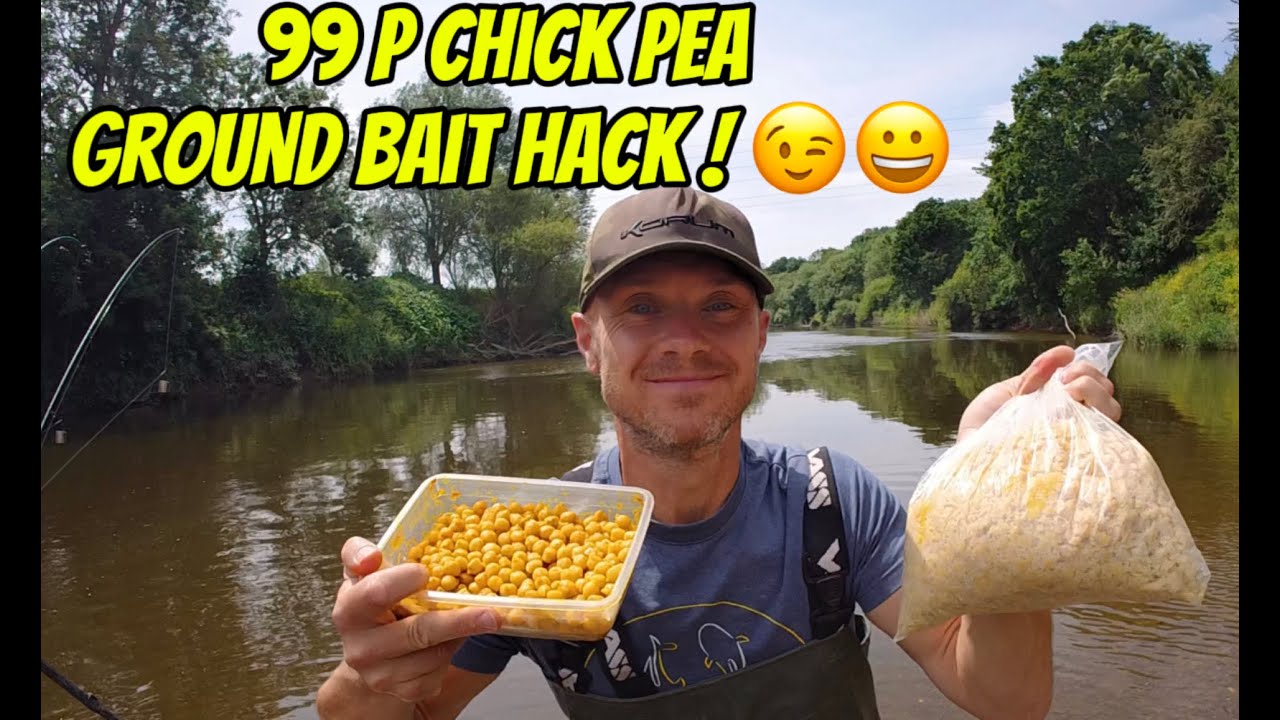 River Severn Fishing - Monkmoor (Shrewsbury) - Chick Pea Ground Bait Hack 99p 😉👍