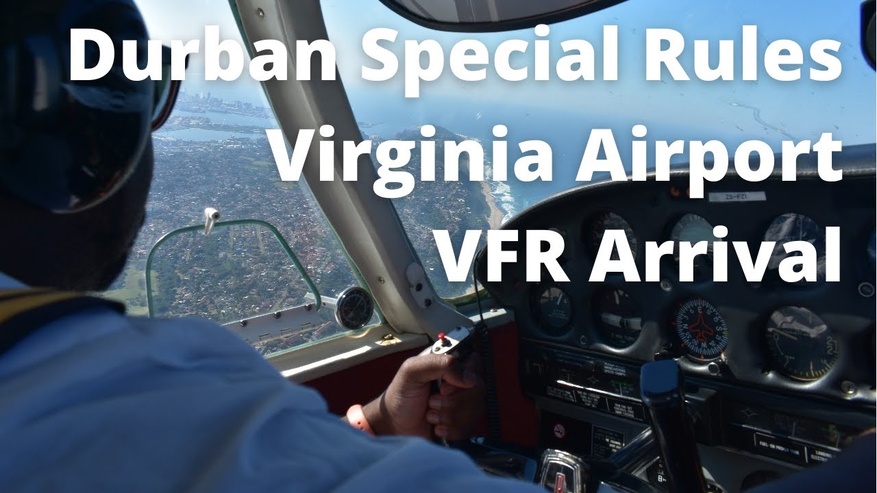 [USE HEADPHONES] LANDING at Virginia Airport, South Africa | FAVG