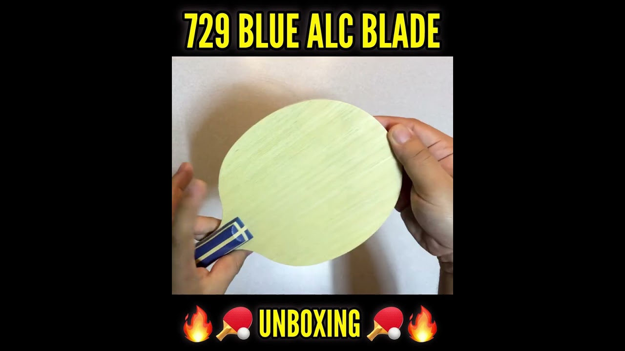 729 Blue ALC Carbon Table Tennis Blade