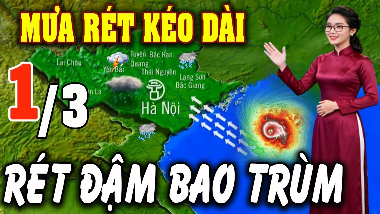 Tin bão Mới Nhất| Dự báo thời tiết hôm nay ngày mai 1/3/2026 | thời tiết 3 ngày tới #thoitiet