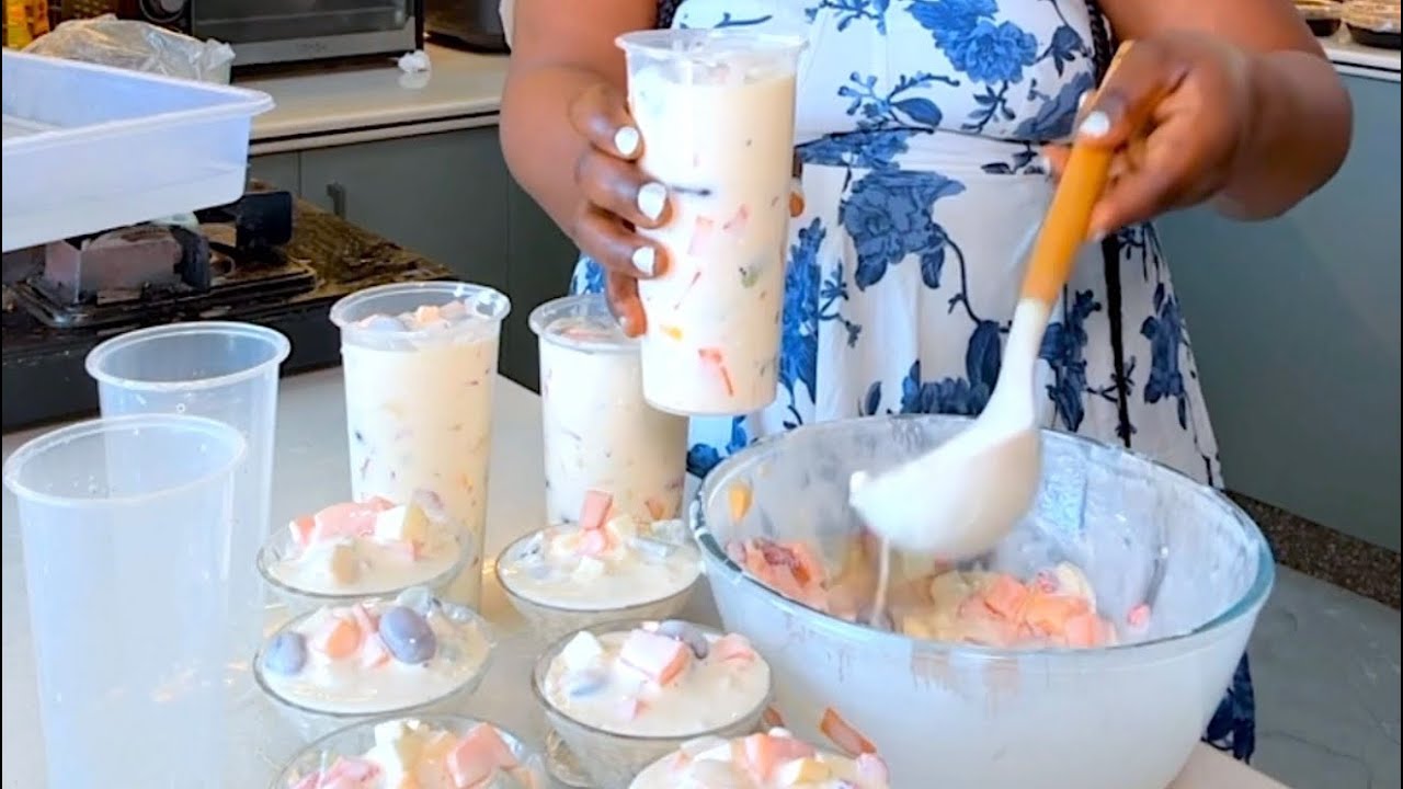 Как приготовить фруктовый крем-салат.