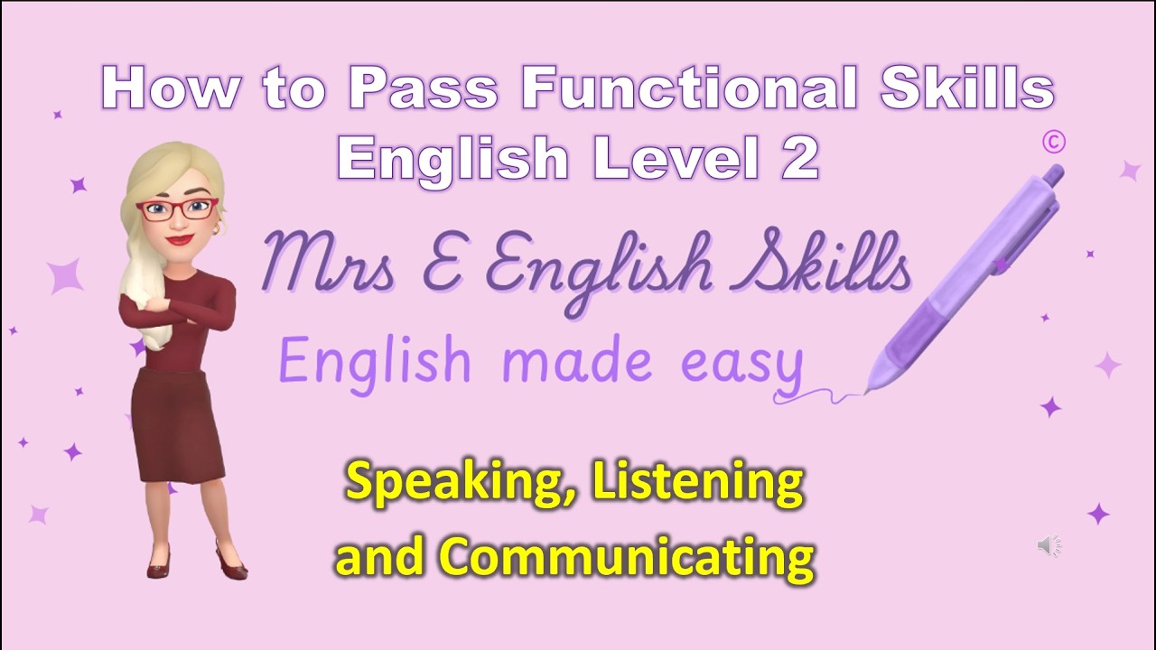 Как сдать экзамен Functional Skills English Level 2: Speaking, Listening & Communicating