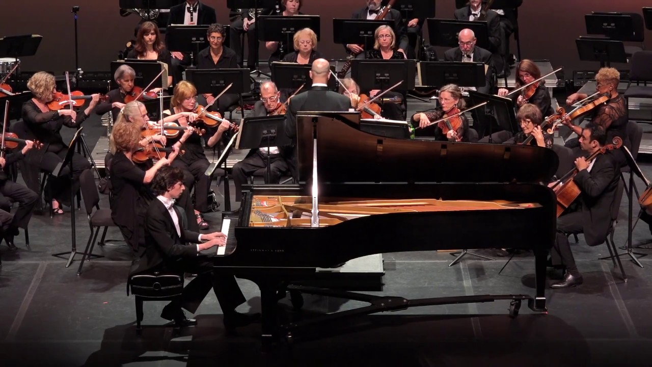 Joshua Carlon Performing with the Thousand Oaks Philharmonic Orchestra