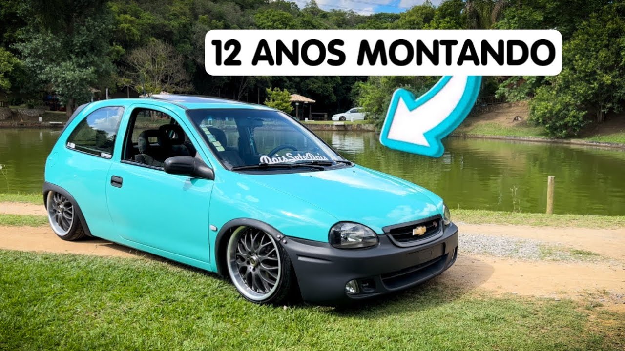 INTERNA DE ONIBUS, TETO DE i30, ESCAPE DE ALFA ROMEO - 12 ANOS DE PROJETO NO CORSA REBAIXADO