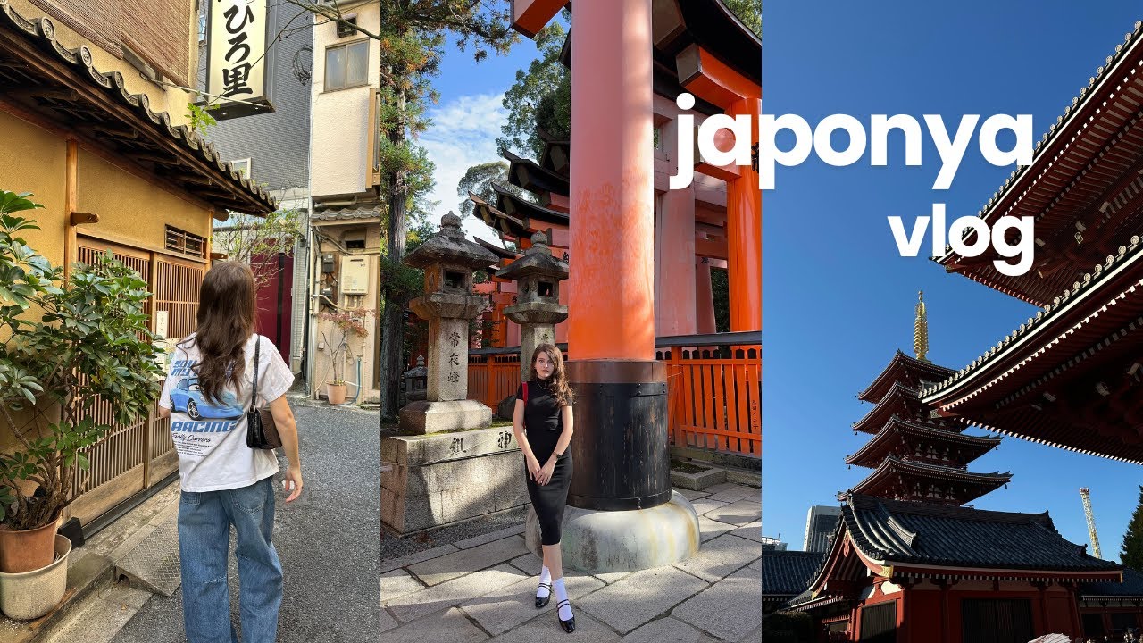 Japonya Vlog ✈️ tokyo sokakları, lezzetli yemekler, kyoto & nara park’ta geyiklerle buluşuyoruz