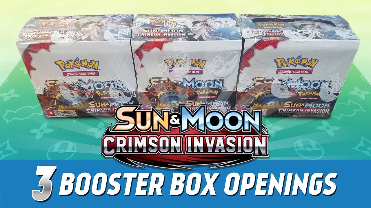 Opening 3 Crimson Invasion Booster Boxes | PART 1 (BAD PULL RATES?)