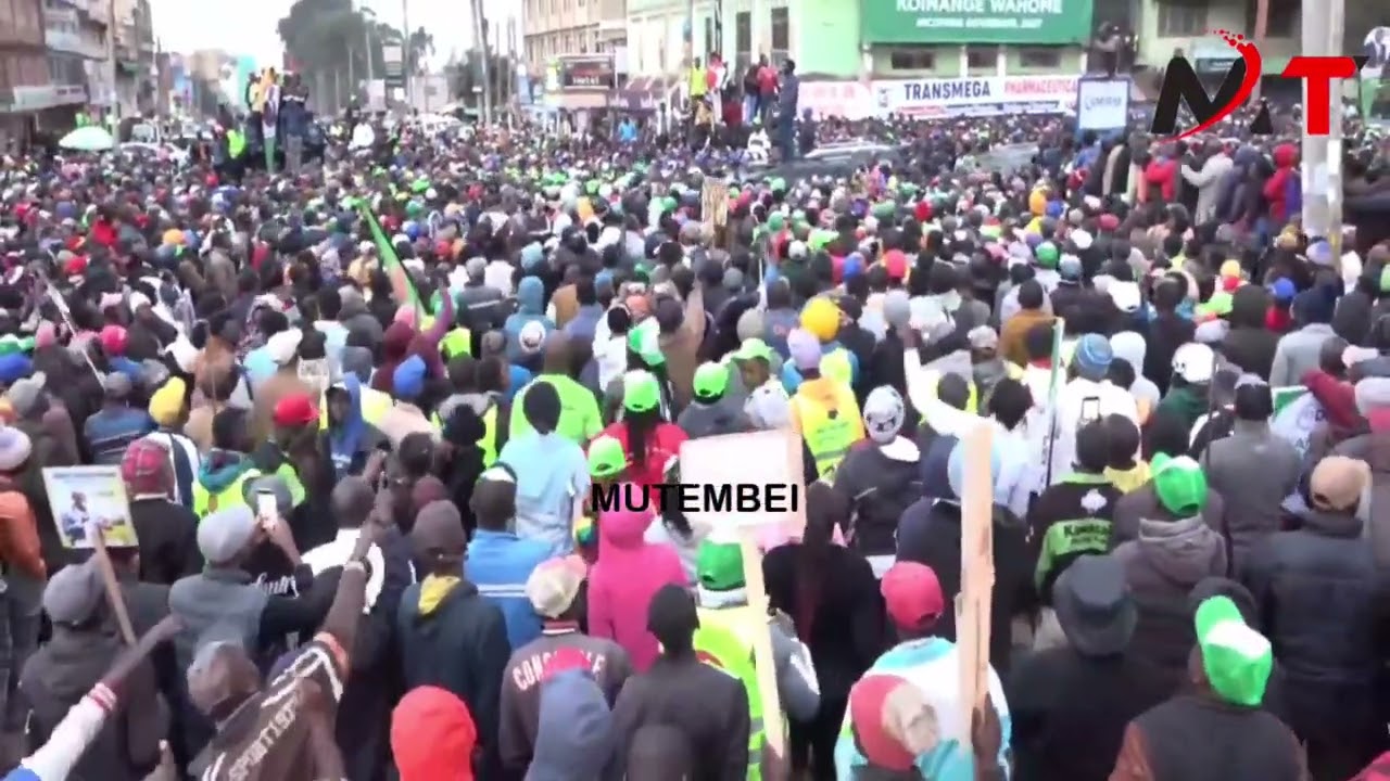 “EPIC MOMENT! CROWD CHEERS AS GACHAGUA INTRODUCES SEN METHU IN LAIKIPIA!