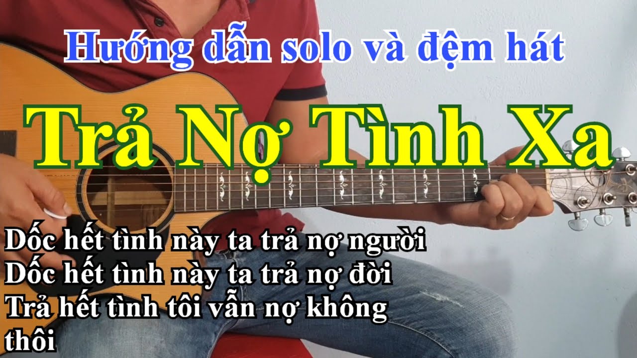 Trả Nợ Tình Xa | Slow Rock Guitar | Hướng dẫn solo và đệm hát tone Am | Điêu Chương