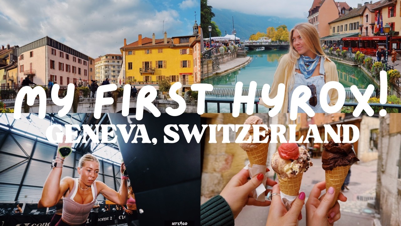 HYROX GENEVA!! Поездка девочек в Швейцарию, наш первый HYROX и однодневная поездка во Францию ​​:)
