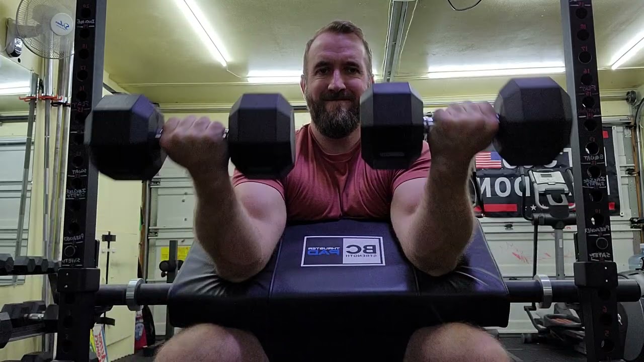 Using you BC Strength Thruster Pad for preacher curls