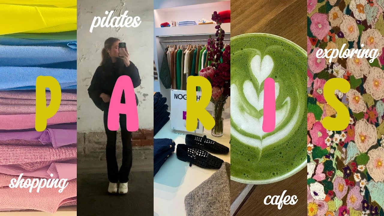 PARIS VLOG: pilates, shopping, cafes, & friends 🩰🤸