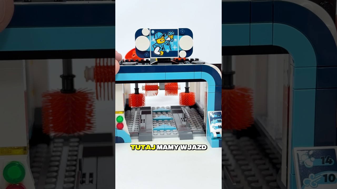🧽 Ta myjnia z klock&oacute;w LEGO ma działające szczotki! (LEGO 60497)
