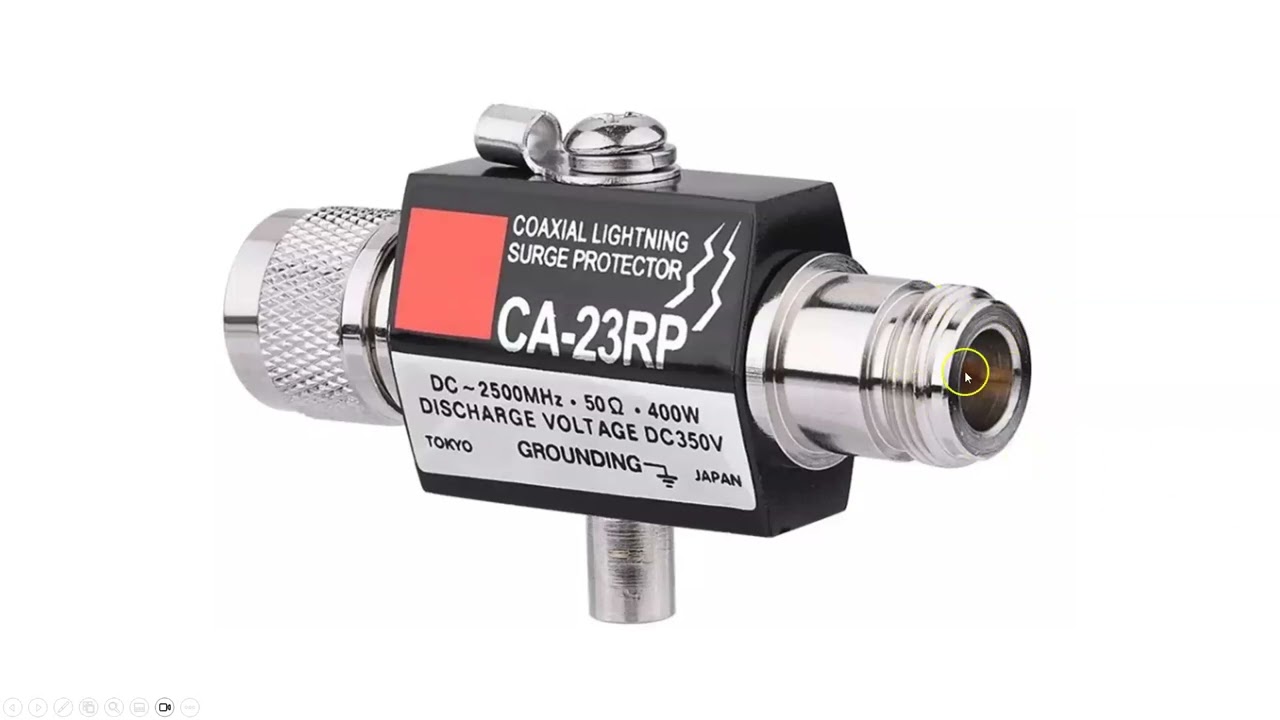 #0535 Pararrayos: Protección contra rayos en Radioafición - Lightning Surge Protector, XQ2CG
