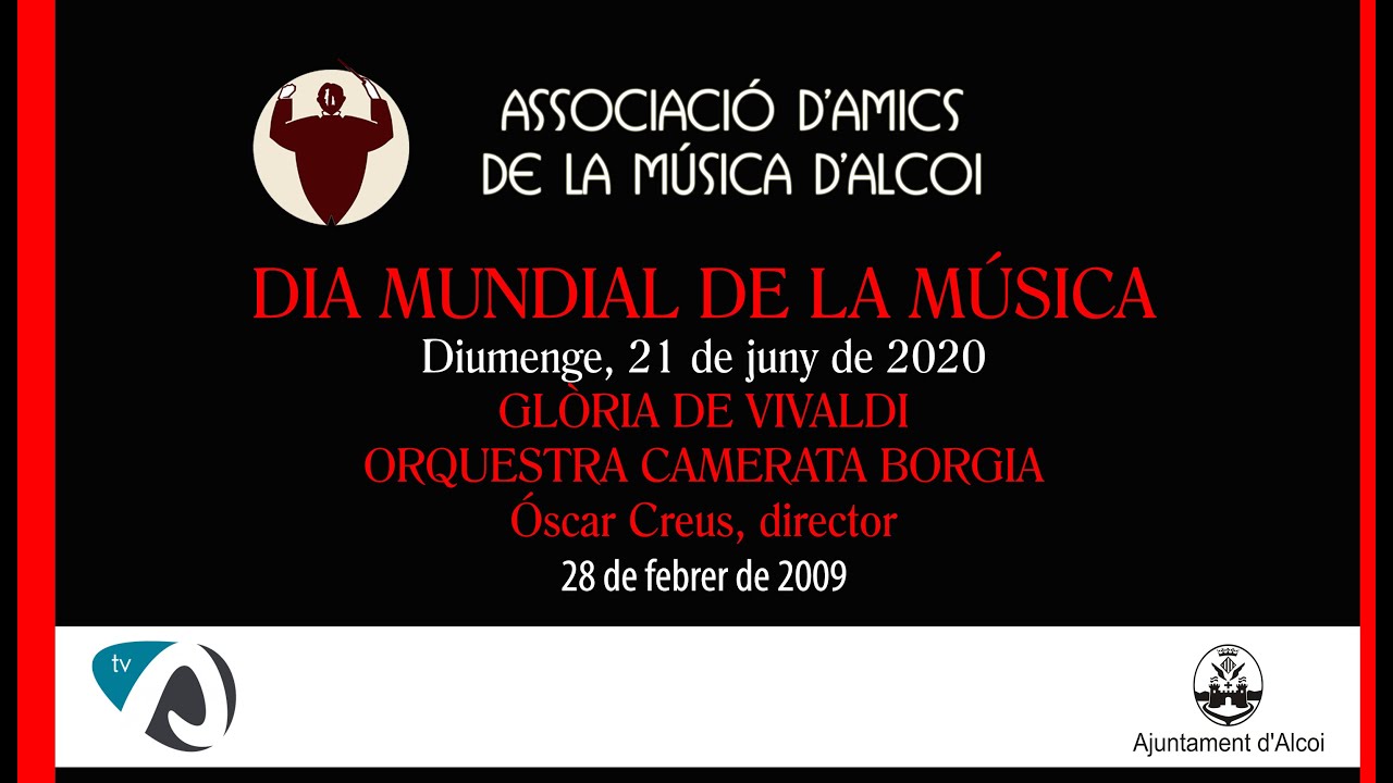 GLORIA DE VIVALDI - DÍA MUNDIAL DE LA MÚSICA - JUNIO 2020