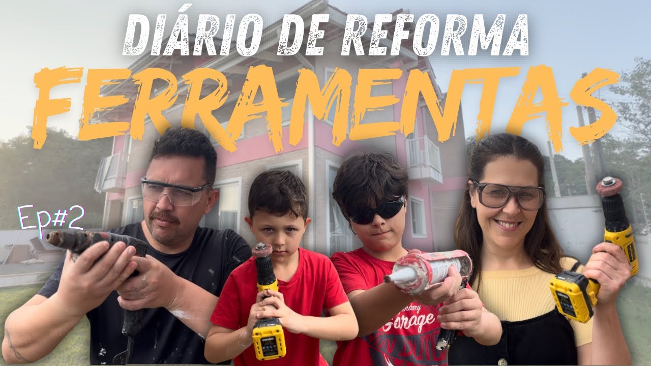 Diário de Reforma #2 | Ferramentas Essenciais, Planejamento no Notion e a Aventura em Família!