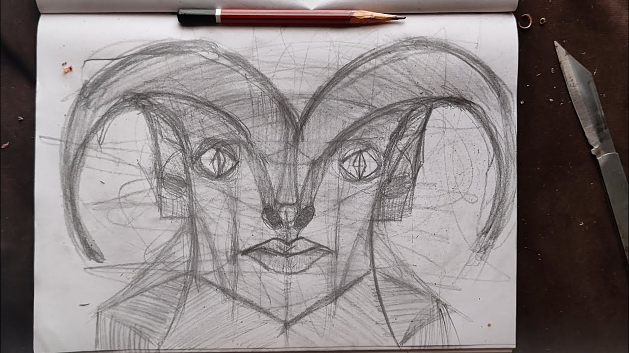 Monster drawing 