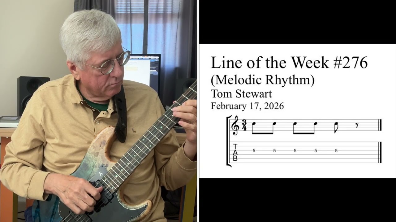 Line of the Week #276 - Motif Development Using Melodic Rhythms 