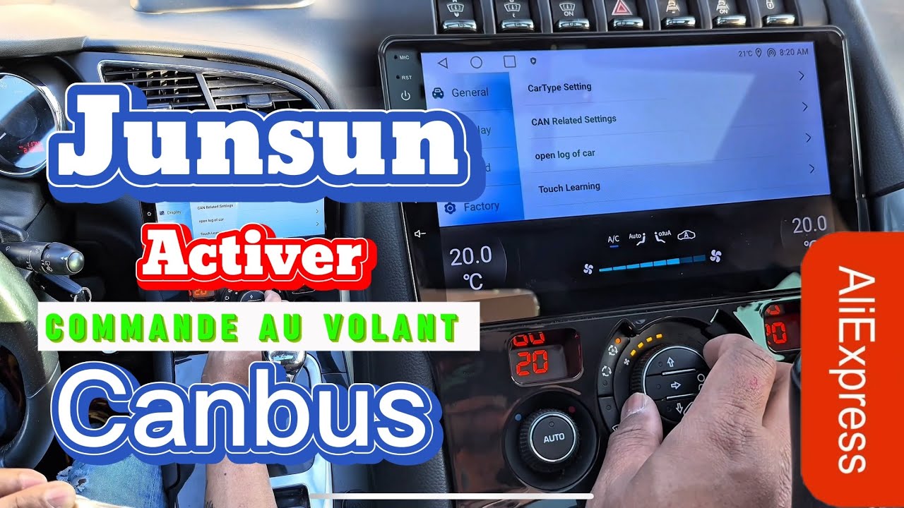 Activé, commande au volant ( Autoradio JUNSUN ) Aliexpress