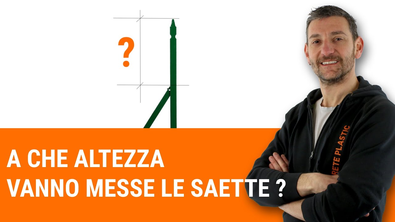 Recinzione: A che altezza vanno messe le saette? La regola del 1° settimo e del 1° decimo