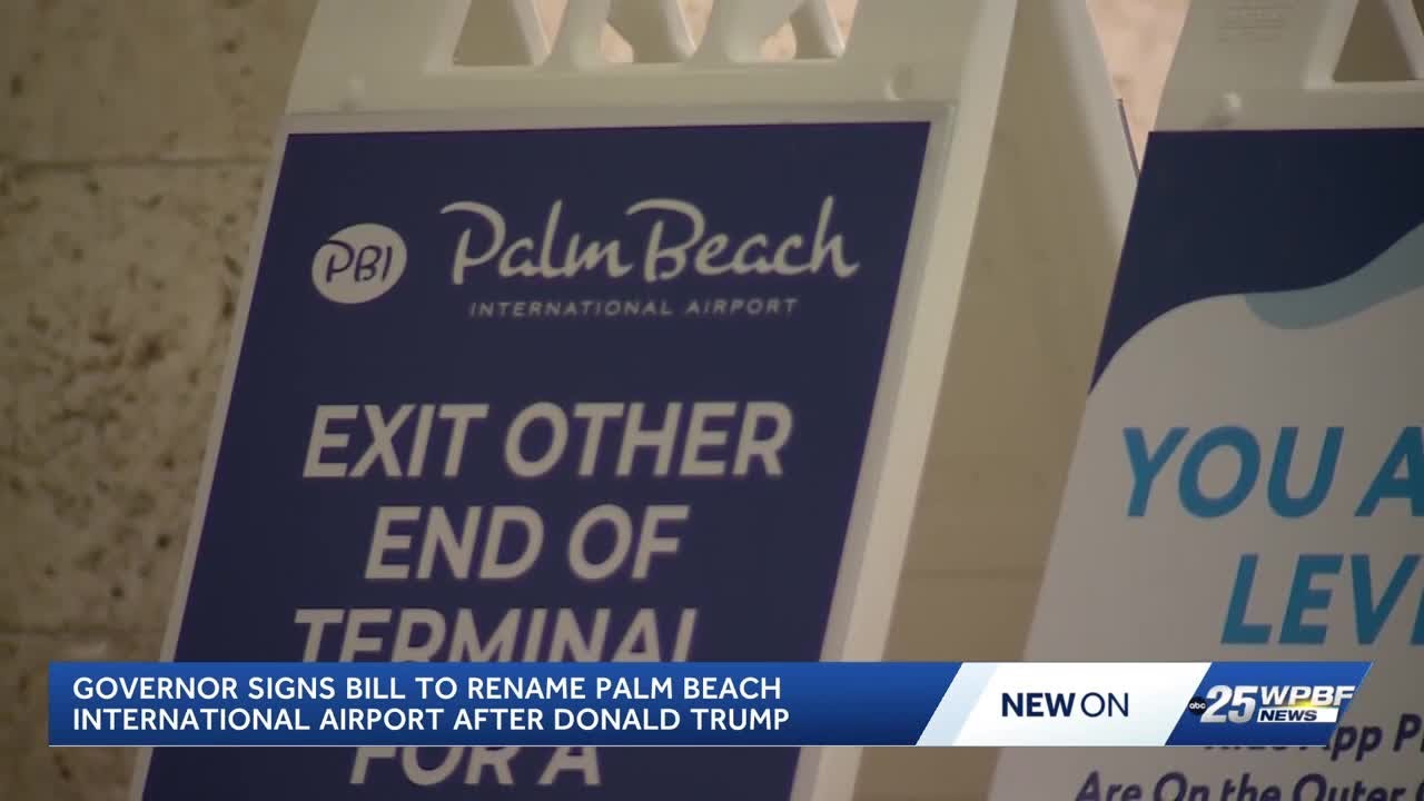 Międzynarodowe lotnisko w Palm Beach zostanie przemianowane na imię prezydenta Donalda Trumpa