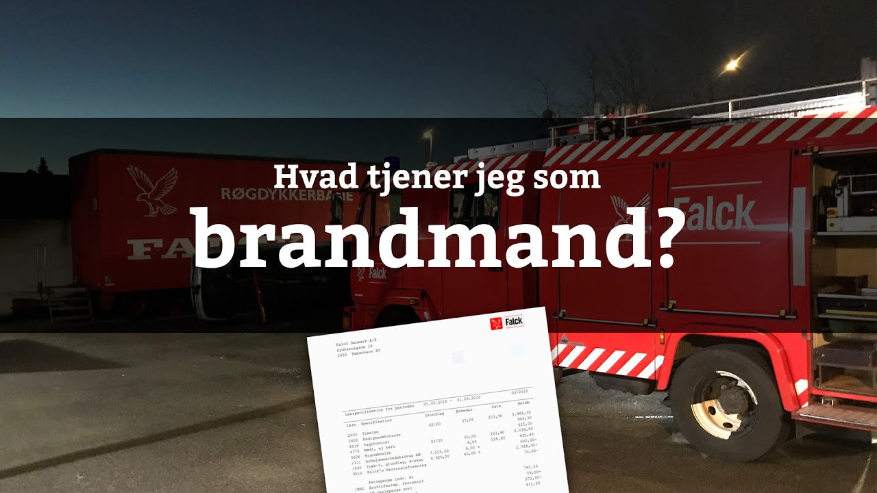 Hvad tjener jeg som brandmand?