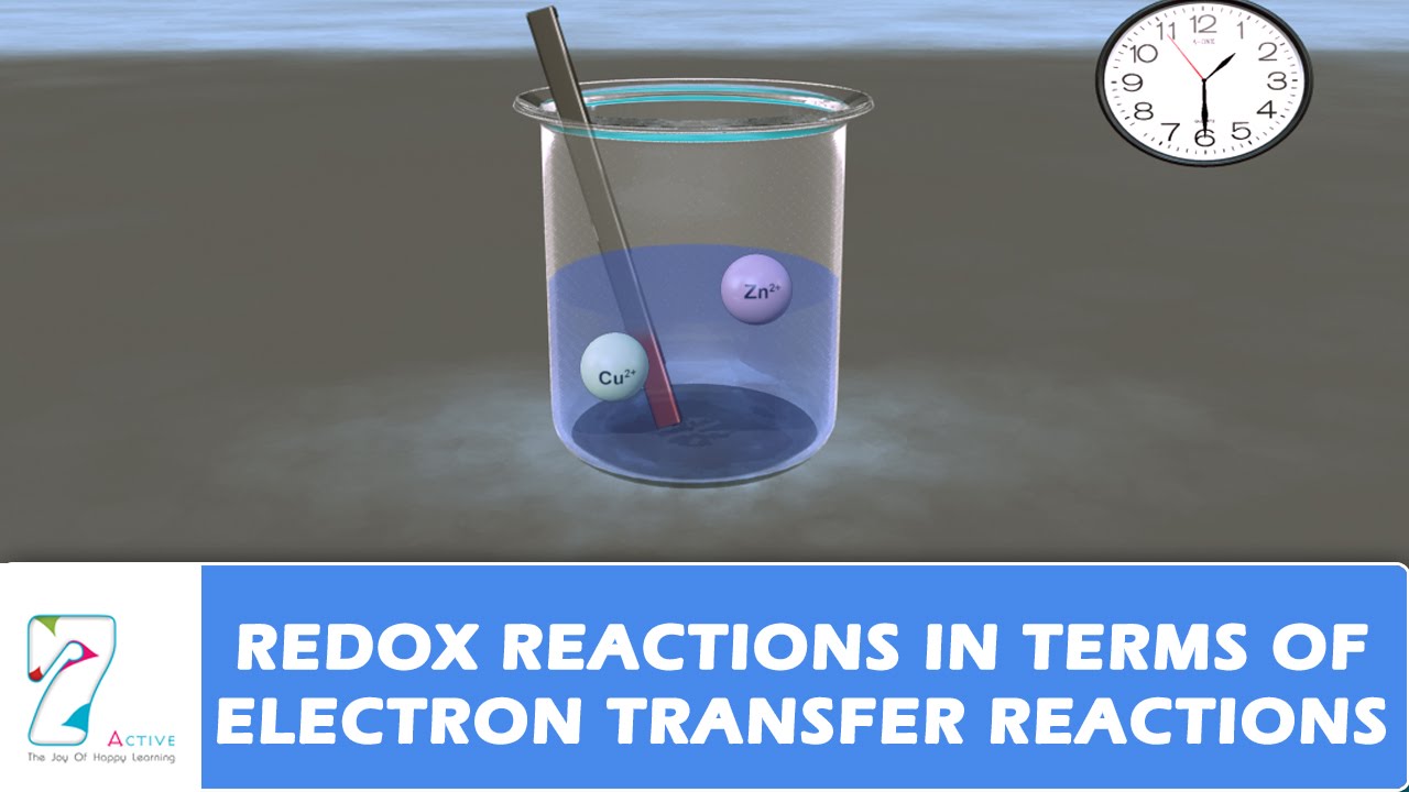 REDOX REACTIONS IN TERMS OF ELECTRON TRANSFER REACTIONS PART 01
