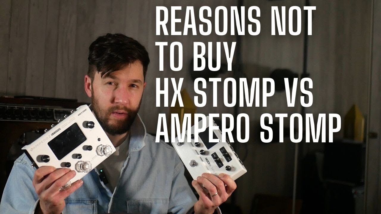 Причины НЕ покупать педаль HX Stomp против педали Hotone Ampero Stomp