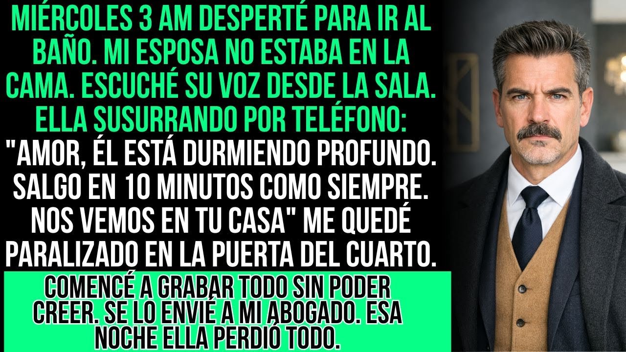 Desperté De Madrugada. Mi Esposa No Estaba En La Cama. La Escuché Hablando Por Teléfono 