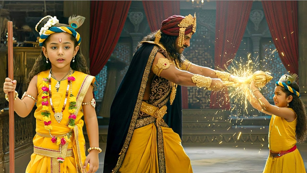 कन्हा और कंस के बीच हुआ महायुद्ध, धरती हिल उठी || Yashomati Maiyaa Ke Nandlala ||