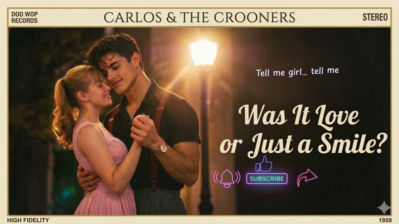 Was It Love or Just a Smile? | Carlos & The Crooners (1950s Doo-Wop Love Song)