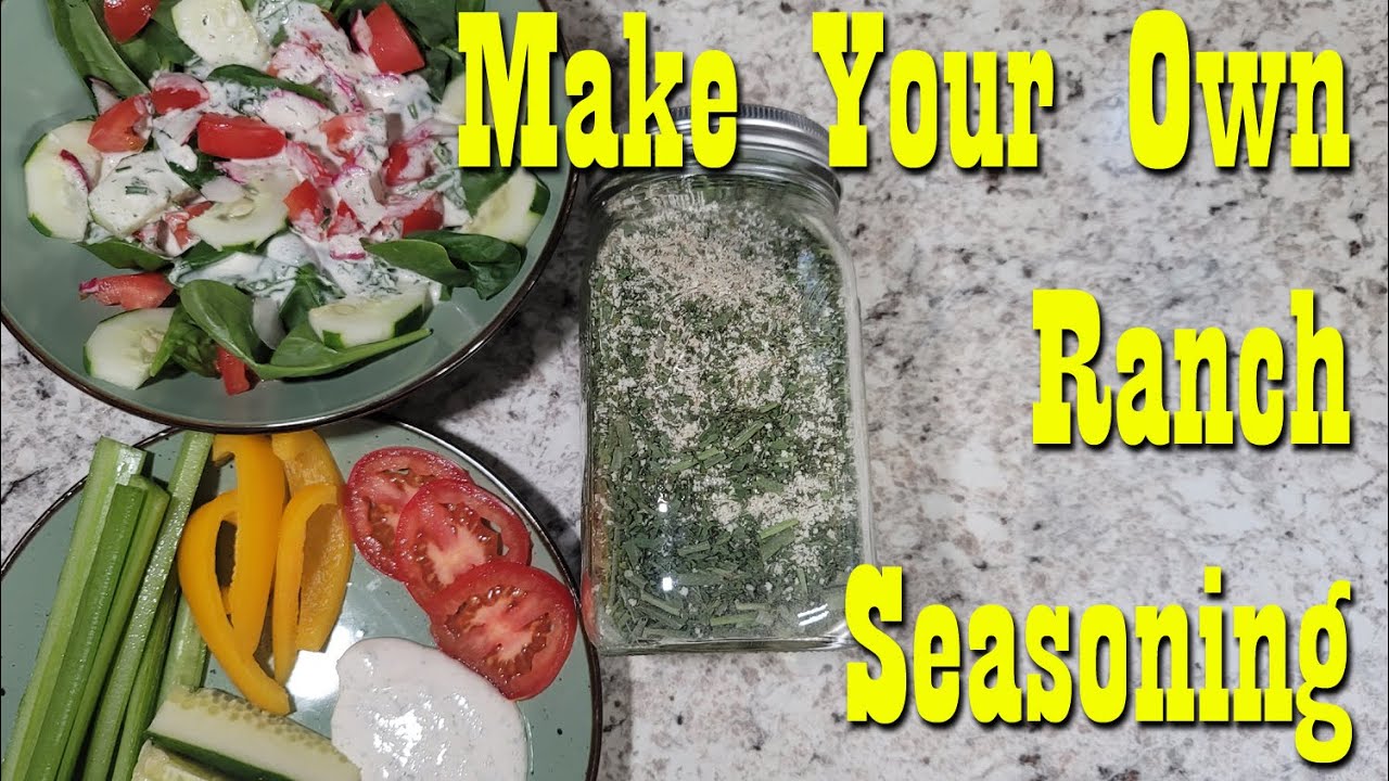 Ranch Seasoning Recipe & How we use it ~ Save Money $ ~ Dressing & Dip recipe