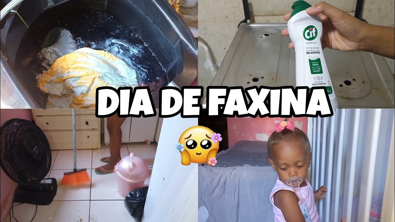 DIA DE FAXINA | COM UMA BEBÊ DE 1 ANO