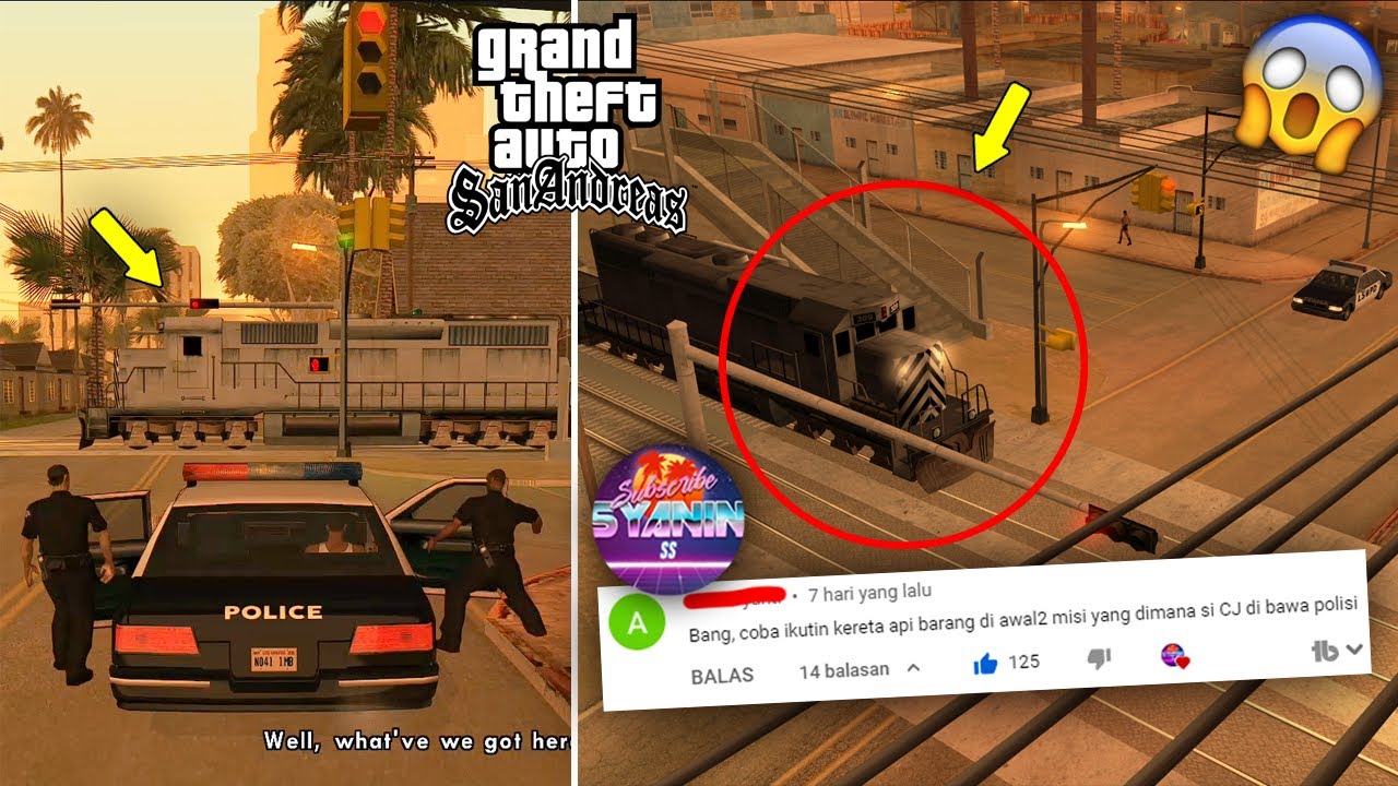 SIAPA & KEMANA PERGI KERETA MISTERIUS DI AWAL MISI GTA San Andreas PERTAMA KALI TERBONGKAR MISTERI