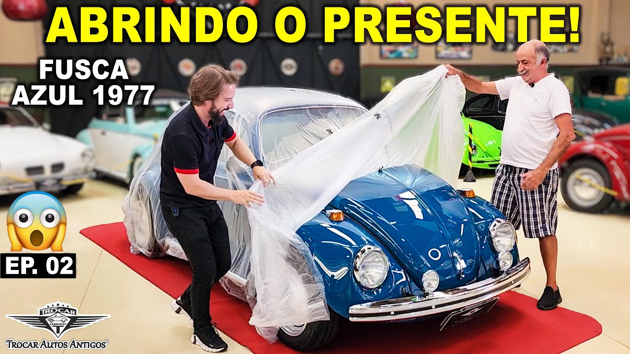 DESEMBRULHANDO O BRINQUEDO NOVO!  😍 Entrega para o cliente! Fusca 1977 em todos os detalhes! EP. 02