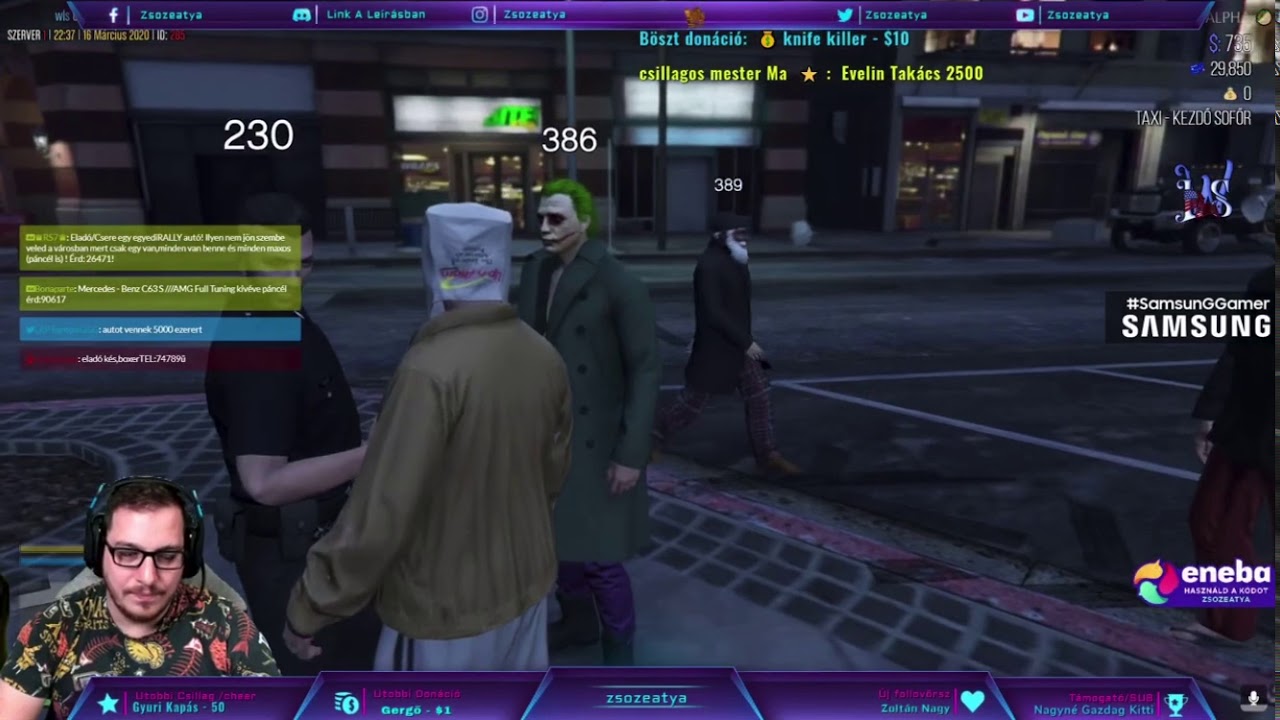 Zsozeatya &eacute;s T&eacute;gla tal&aacute;lkoz&aacute;sa (interview) - GTA V rp