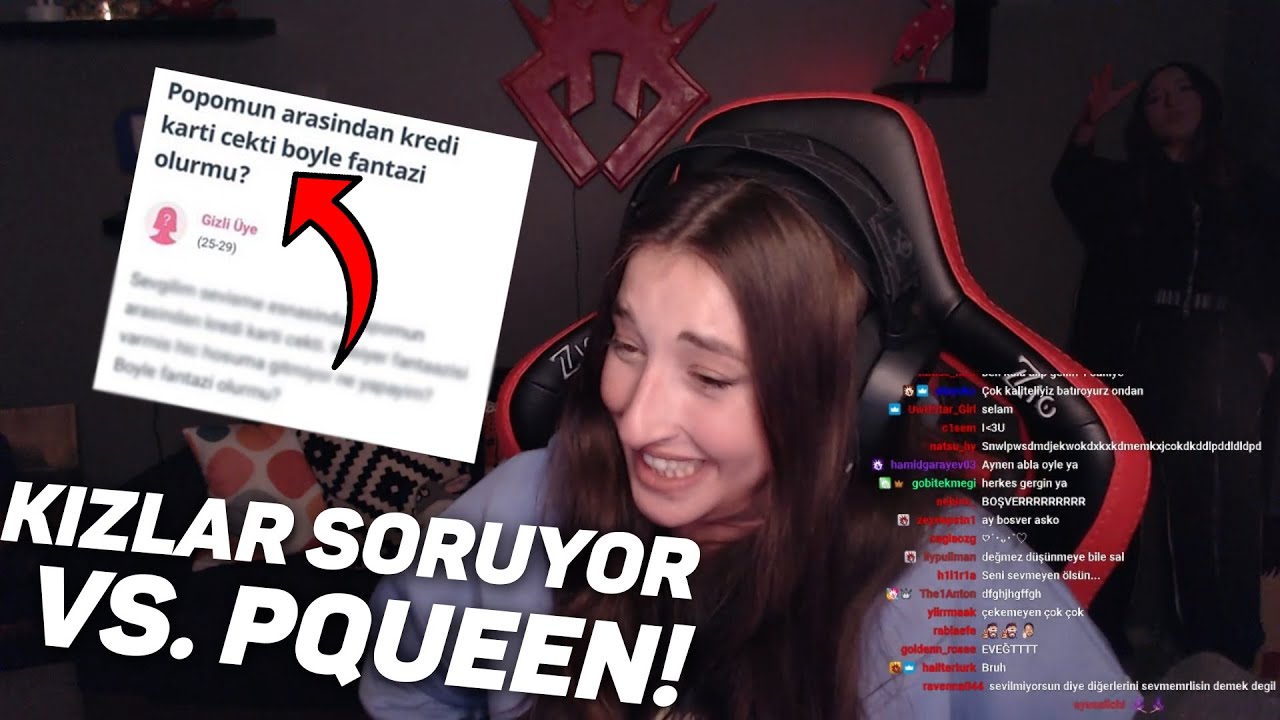 pQueen - 'Beyin Yakan KIZLAR SORUYOR Sorularını Okuduk' İzliyor - Işıl Işık, Isabel Işılay Işık