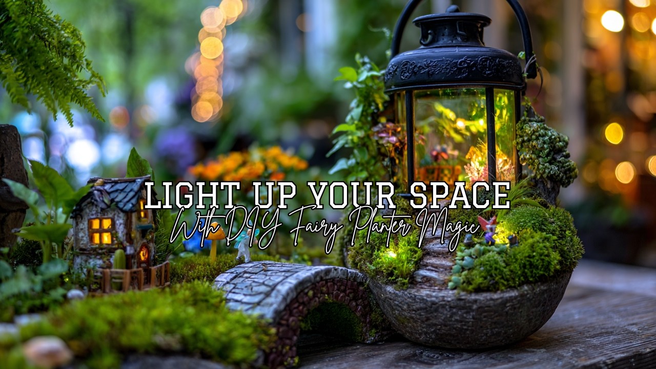 🏡 Affordable Fairy Garden Ideas 🌟 | DIY Lantern Planter for Beautiful Home Decor 🌸